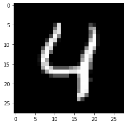 Una cifra del dataset MNIST rappresentata in pixel